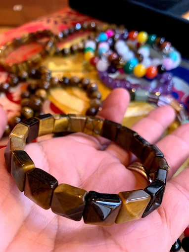 Tiger's Eye Square-Cut Bracelet