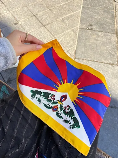 Silk Tibetan National Flag