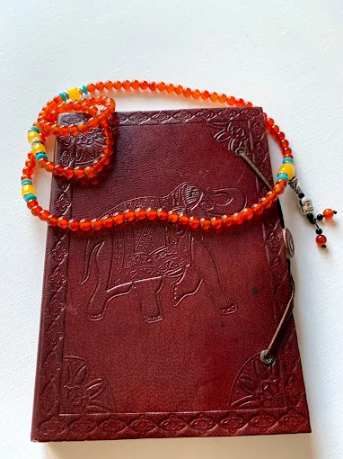 Embossed Leather Journal — Elephant